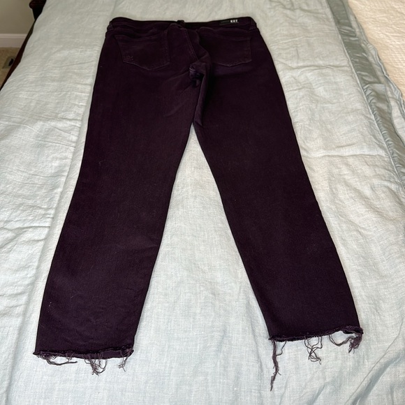 Kut raw hem plum colored jeans - Picture 7 of 10